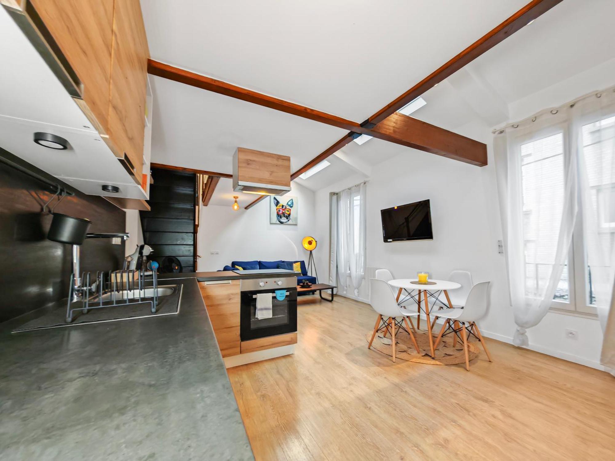 شقة Loft Duplex A 2 Min De Paris - Parking Gratuit Le Pré-Saint-Gervais المظهر الخارجي الصورة